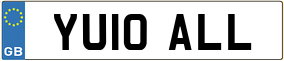 Truck License Plate